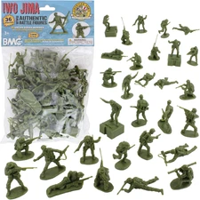 US Marines Plastic Army Men - 36 American Soldier Figures