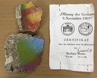 Original Authentic 3 Pieces Berlin Wall Rock Historic Collectibles COA & Sealed — photo 8