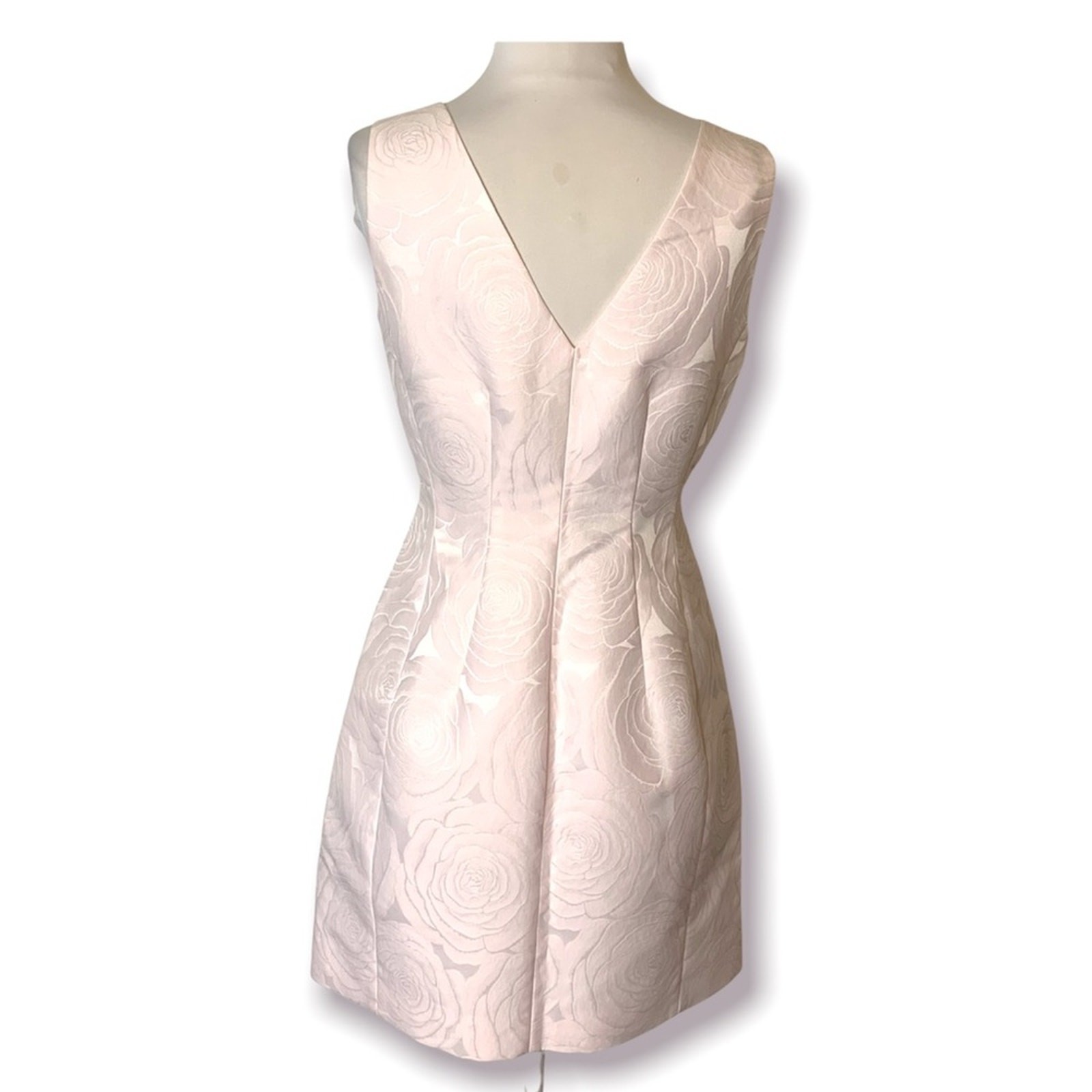 NWT kate spade jacquard domimo dress rose embossed pink sz 6 thumbnail 4