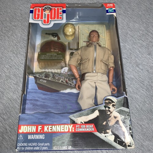 Hasbro GI Joe John F. Kennedy PT 109 Boat Commander 12" Figure JFK New