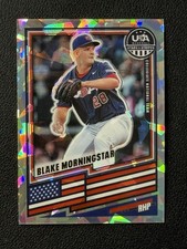 2026 Panini Stars & Stripes USA Blake Morningstar Cracked Ice Parallel SP #25/25