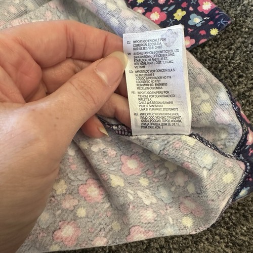 Mothercare Girls Long Sleeve Floral Print Dress. Age 3-4 Years. Good Condition. - Picture 6 of 6