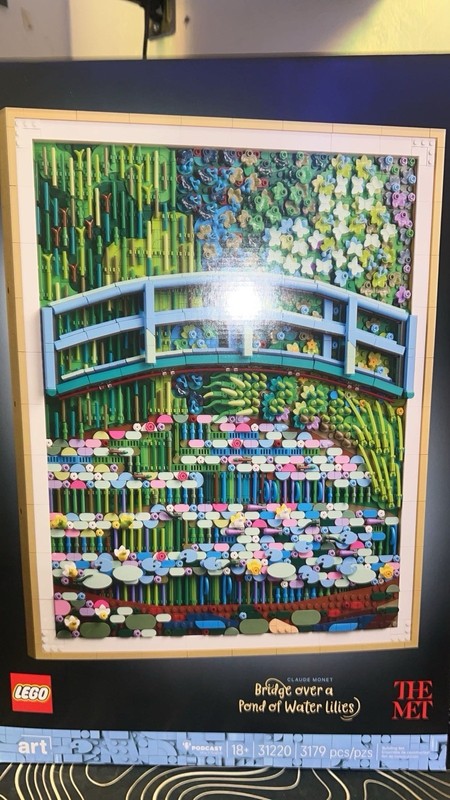 LEGO Art The Met Bridge Over a Pond of Water Lilies 31220 3179pcs 18+