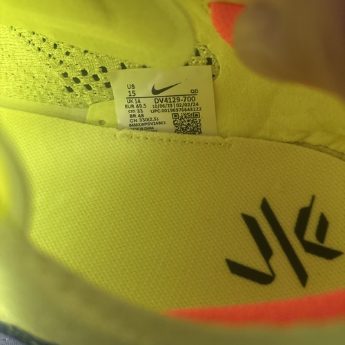 Nike ZoomX Vaporfly Next% 3 Running Shoe Volt Green Mens Size 15 DV4129-700 New - Picture 10 of 12