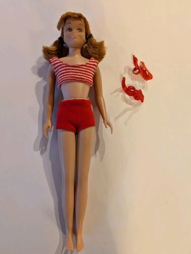 Vintage Mattel Redhead Scooter Doll With Original Hairbows