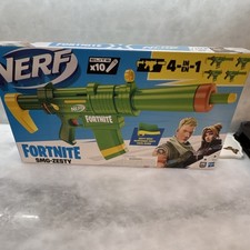 NERF Fortnite SMG-ZESTV Dart Blaster 2023 Elite 10 Darts Included