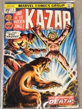 Marvel Comics Group / KA-ZAR LORD OF THE HIDDEN JUNGLE #4 1974