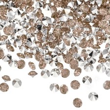 16800 Pcs Wedding Table Scatter Confetti Diamond, 3mm Fake Diamonds Rose Gold 