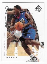1999-00 SP Authentic Eric Snow Philadelphia 76ers Basketball Card #62