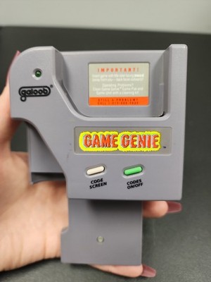 Nintendo GameBoy Game Genie - Galoob Model 7359 - INC Code Book