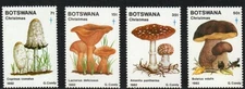 Botswana Stamp 321-324  - 82 Christmas;   mushrooms