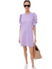 Tuckernuck Pomander Place Stella Puff Sleeve Dress in Lavender Size XXL