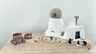 Vintage Star Wars Micro Figure Collection Hoth Ion Cannon Playset LFL Kenner Lot