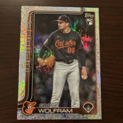 Grant Wolfram 2025 Topps Update Rookie Silver Sand Glitter SP Orioles RC #US114
