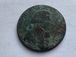 George Prince Of Wales London & Middlesex Halfpenny 18th Century