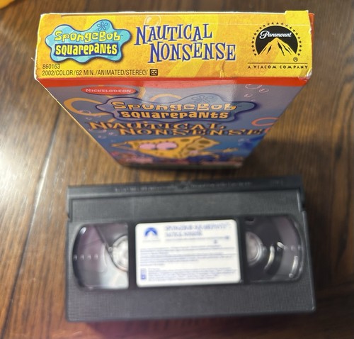 Spongebob Squarepants Nautical Nonsense VHS Tape 2002 5 Sea-Worthy Stories Movie - Picture 4 of 5