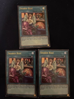 3x Shared Ride Ultra Rare Blgg! Near Mint Condition 