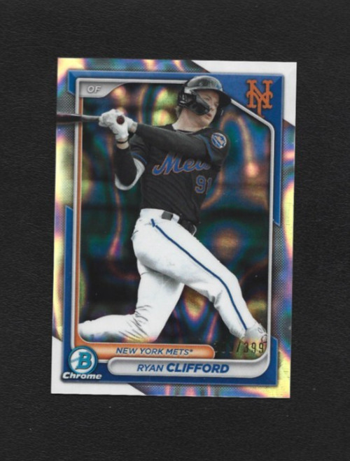 2024 Bowman Ryan Clifford BCP-1 Lava Refractor 309/399 - New York Mets