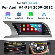 Apple Carplay Android Car Stereo Multimedia 32GB Audi A4 RS4 2009-2012 Excellent Model