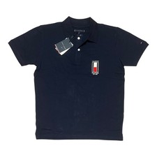 Image of Tommy Hilfiger Men’s Polo Classic Flag Embroidery Logo Cotton Short Sleeve – NWT