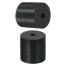 2Pcs Thick Rubber Spacer 2" OD x 1/2" ID x 2" Thickness Round Rubber for Home