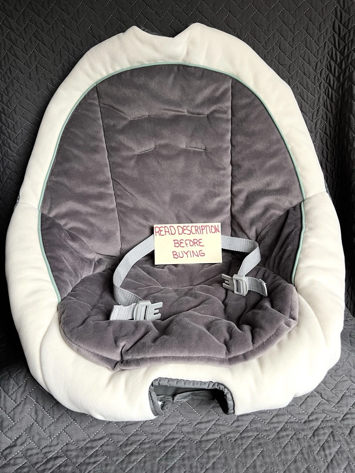 Graco DuetSoothe Swing Rocker WINSLET Sapphire Replacement Seat Cover Gray *READ
Opens in a new wind