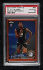 2011 Topps Chrome Retail Orange Refractor Julius Thomas #92 PSA 10 GEM MT h8k