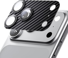 iPhone 17 Pro Camera Lens Protector 9H Tempered Glass Carbon Fiber Cover
