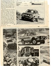 1980 Datsun King Cab Pickup 4x4 3 Pg Article