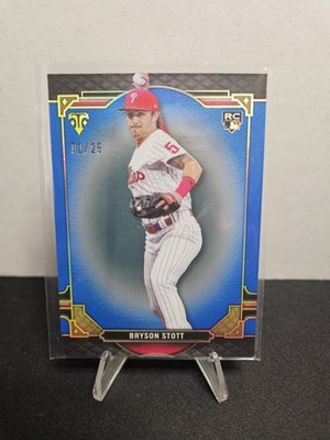 2022 Topps Triple Threads #61 Bryson Stott Sapphire #/25