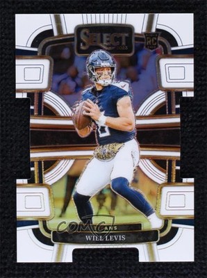 2023 Panini Select Concourse White Prizm Die-Cut /199 Will Levis Rookie RC 13d7
