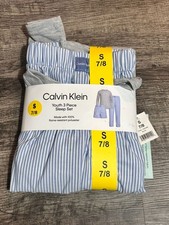 Calvin Klein Youth 3-Piece PJ Set, S 7/8