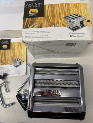 Marcato Ampia 150 Wellness Manual Pasta Maker 3pc Set Lasagne/Fettuccine