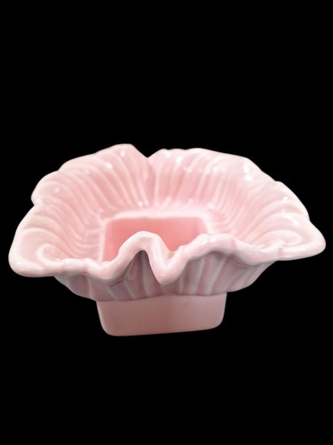 Volantes cuadrados vintage 1957 Miramar Pink California Pottery 715 - Imagen 6 de 11