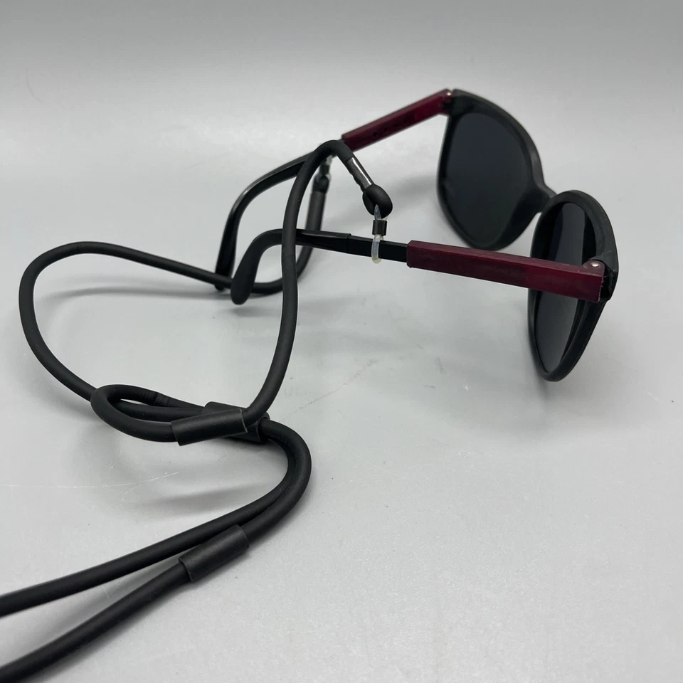 De colección. Gafas de sol ajustables Rubber Banz años 80 hechas en Francia lentes espejadas moradas Foto 3 de 4