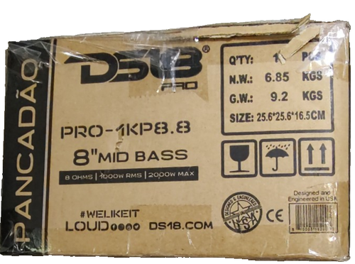 DS18 PRO-1KP8.4 PANCADÃO Mid-Bass Loudspeaker 8" 1000 Watts Rms 4-Ohm - Picture 3 of 3