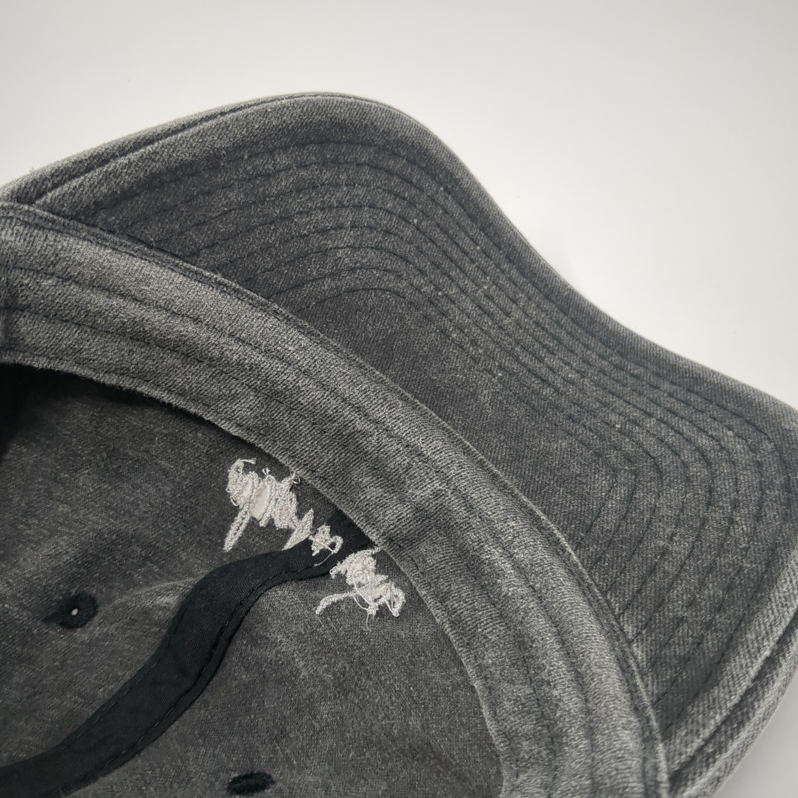 Alpha Phi Slideback Baseball Cap Gray One Size Ad… - image 7