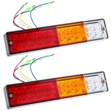 20 LED Trailer Tail Lights, 2 Pack 12V Waterproof Truck Brake Turn Signal