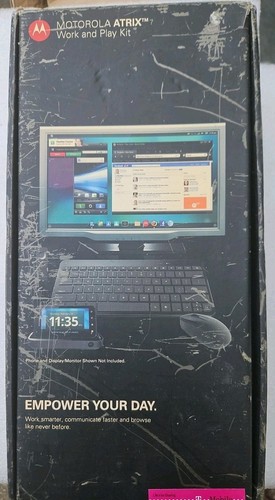 Genuine Motorola Atrix Work Play Kit - Keyboard Dock Mouse & Mains Adapter - 第 1/5 張圖片