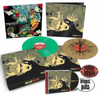  Blues Pills - Holy Moly! (Box, Ltd + LP, Album, Gol + 10'', EP, Gre + CD, Alb)