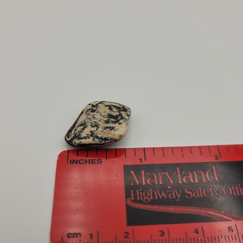 Black Unakite Tumbled Polished 4g 2.5cm Rose River Madison VA USA Mineral - Picture 3 of 10