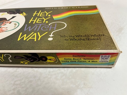 HEY HEY WITCH WAY Brettspiel - 1969 - Vintage - Komplett Original NM - Bild 2 von 8