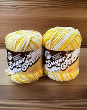 2 Skeins Lily Sugar  N Cream Daisy Ombre Yarn 4 Ply 2oz Crochet Knit Craft New