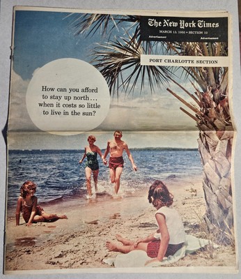 Port Charlotte, FL 1960 Ad New York Times Advertising Section 16 Page Newspaper