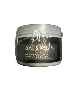 SheaMoisture African Black Soap Bamboo Charcoal Purification Masque 12oz