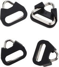Stainless Steel Triangle Split Ring,Camera Strap Hook Lug Ring, with Plastic