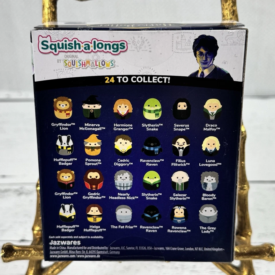 Squishmallows Harry Potter Squish-A-Longs Storage Clip and 3 Mystery Mini Squish - Image 3 of 3
