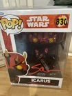 Star Wars Funko Pop! #830 Icarus Darth Maul Shadow Lord Signed Steve Blum