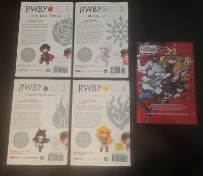 RWBY Anthology Vol 1 - 4 + RWBY based on animation series | eBay