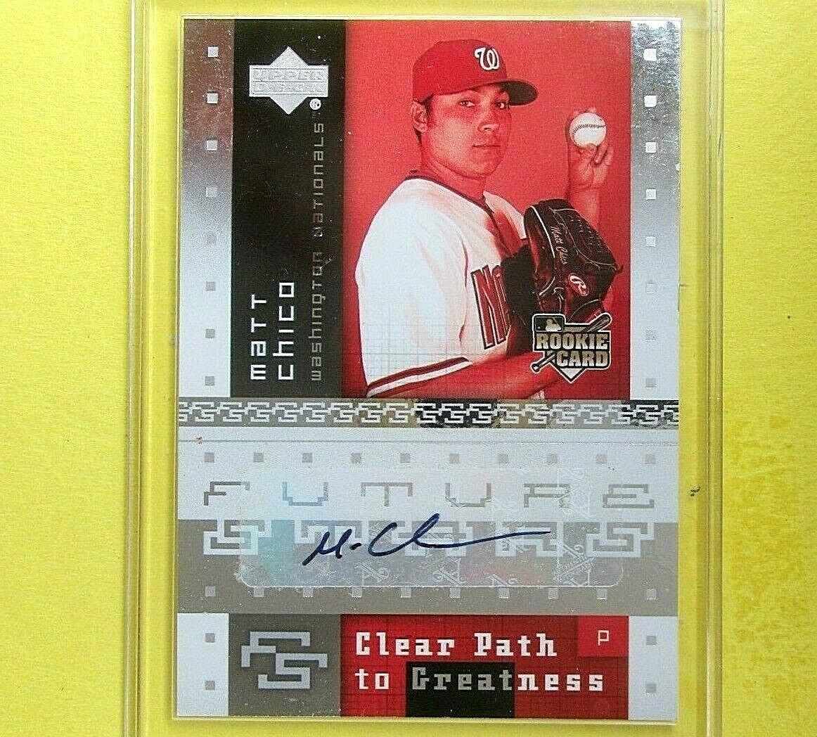 MATT CHICO 2007 ROOKIE AUTO . Path to Greatness #337 Washington ...